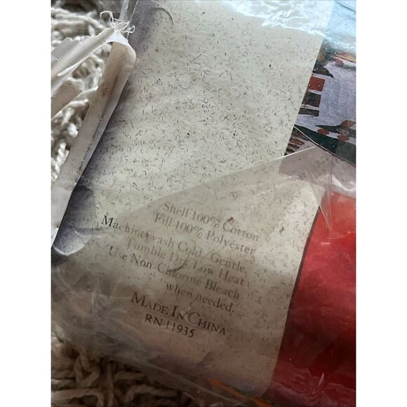 Vintage American Pacific Christmas Hand Quilted Patchwork /Wall Hang 50x60 New - Picture 4 of 8